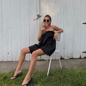 L’academie Arcello Mini Dress in White